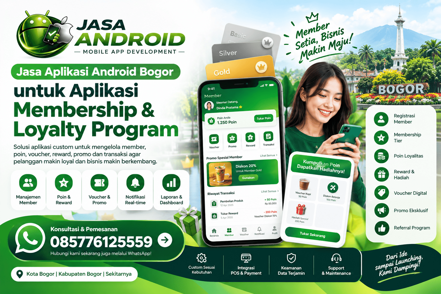 Jasa Aplikasi Android Bogor untuk Aplikasi Membership dan Loyalty Program